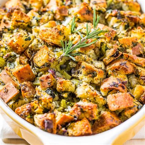 the best stuffing recipe classic and traditional for thanksgiving averie cooks