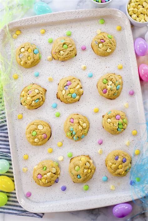 Colorful Chocolate Chip Easter Cookies Buns In My Oven