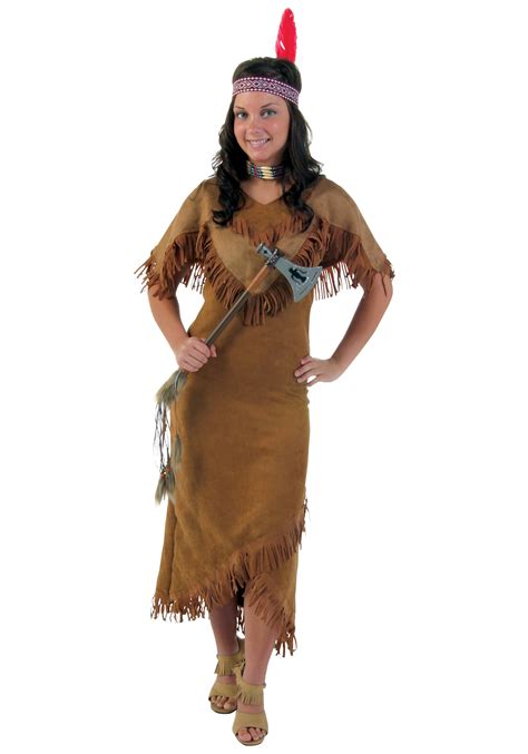 Plus Size Deluxe Womens Native American Costume