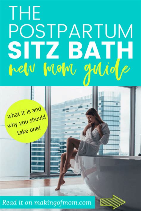 Postpartum Sitz Bath What Every New Mom Needs To Know Making Of Mom