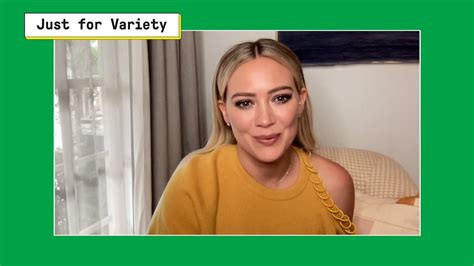 Hilary Duff Joins Just For Variety To Talk How I Met Your Father And Lizzie Mcguire Youtube