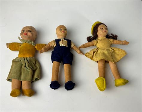 Three Vintage Norah Wellings Dolls Etsy