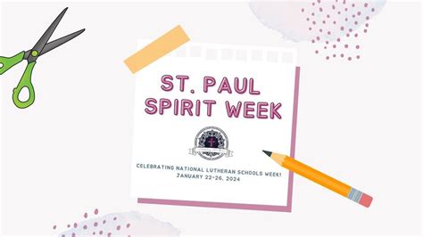 National Lutheran Schools Week Spirit Week St Paul Lutheran School