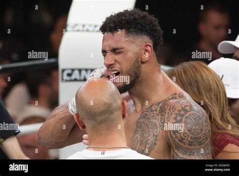 Tony Yoka Of France Won Against Dave Allen Of Uk During The