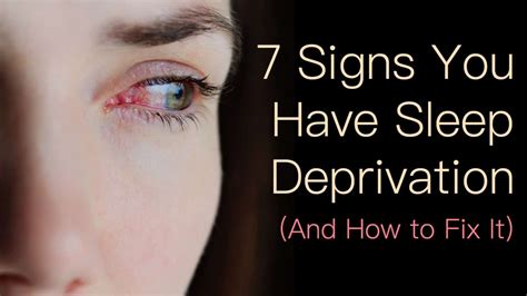 7 Signs You Have Sleep Deprivation And How To Fix It