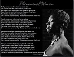 Phenomenal Woman - Maya Angelou | Phenomenal woman maya angelou, Woman ...