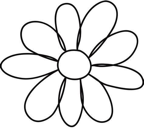 Download petal template and use any clip art,coloring,png graphics in your . Printable Flower Petal Template - ClipArt Best