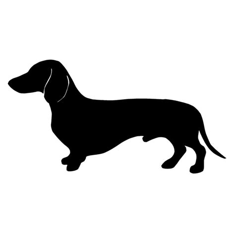 Dachshund Silhouette And Vector Format On Clip Art Image 41450