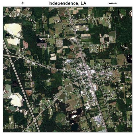 Aerial Photography Map Of Independence La Louisiana