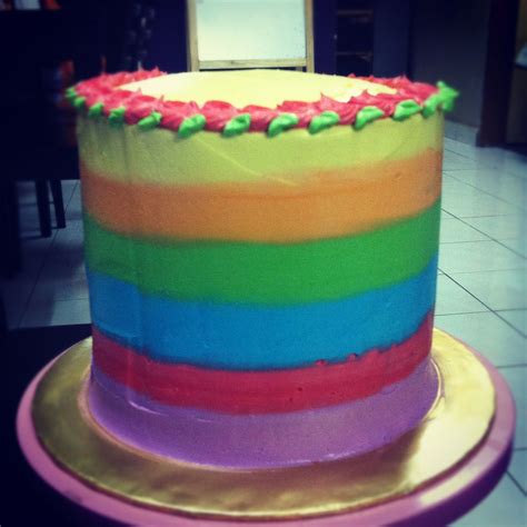 Pin By Yohana Sabri On Yummylicious Rainbow Cake Cake Ombre Rainbow