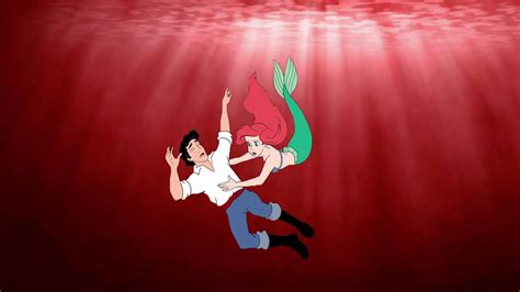 Ariel Saves Eric From Drowning In Red Water By Ariel1989gloryhoundz On Deviantart