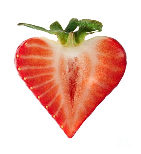 Strawberry Heart Shape Photograph By Deyan Georgiev Fine Art America