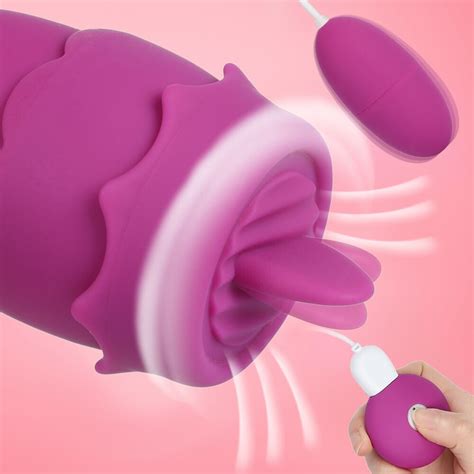 Tongue Vibrators Nipple Sucker Breast Enlargement Masturbation Speed Remote Sex Toys
