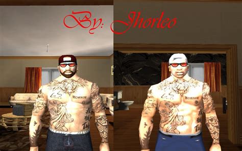 Gta San Andreas Tattoo Pack For Cj Normal Mod