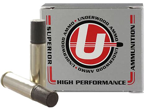 Underwood Ammunition 500 Sandw Magnum 700 Grain Lead Wide Flat Nose Gas