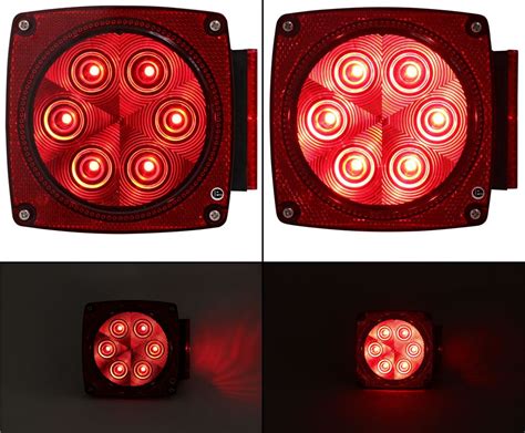 Led Trailer Combination Tail Light Submersible 6 Function 7