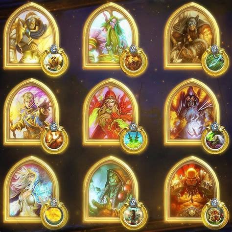 Hearthstone Golden Hero 2500 Gold Legendary Cards 40 Packs