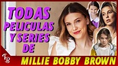 TODAS las PELICULAS y SERIES de MILLIE BOBBY BROWN | TOP BROS - YouTube