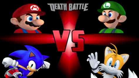 Mario And Luigi Vs Sonic And Tails Death Battle Fanon Wiki Fandom