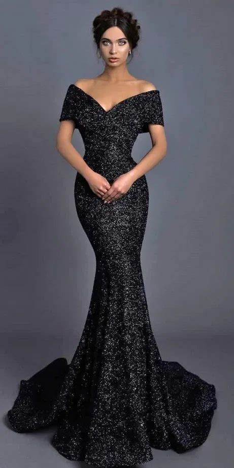 25 Black Long Prom Dresspopular Evening Dress Homeinspireandideas