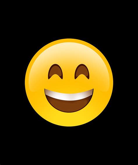 Big Smile Emoji Face Ladies Laughing Emoticon Womens Tee