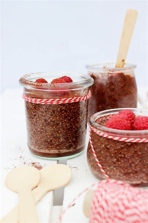 Pudding de graines de chia lait d amande et chocolat