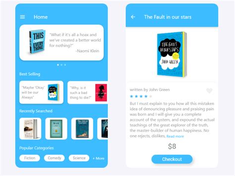 Book Store App Uplabs