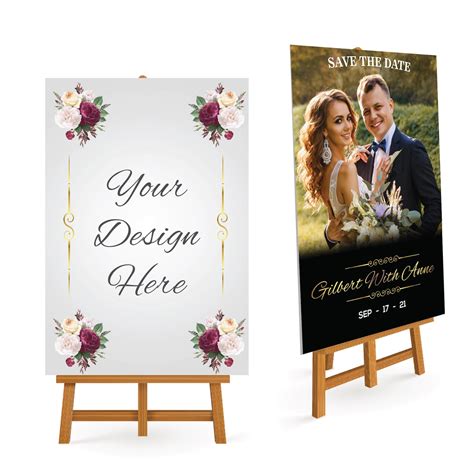 Custom Wedding Foam Board Poster Sign Wedding And Event Custom Etsy
