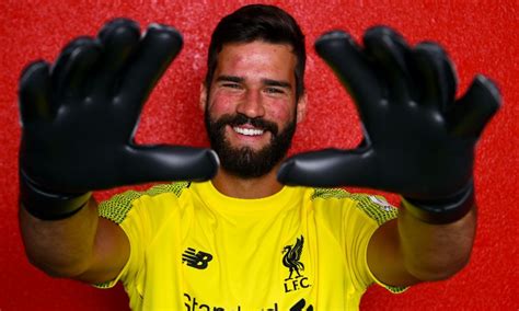 Photos First Pics Of Alisson Becker In Liverpool Kit After Completing £65m Move Football
