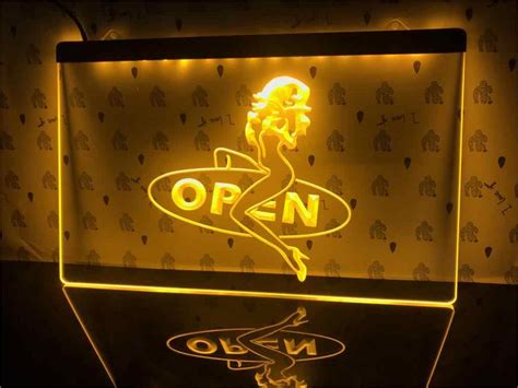 I033 Open Sexy Sex Girls Pub Bar Club Led Light Sign Light Emitting Diode 1024x768