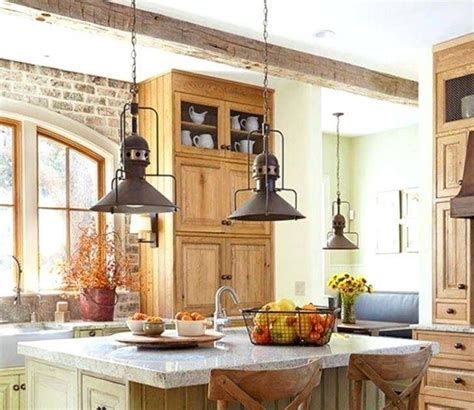 Rated 4 out of 5 by buffalo flats ranch from looks great in our country style home really like the rustic look of this pendant light in our country style wood house. Kitchen Ceiling Lights Led Light Fixtures Home Depot Flush ...