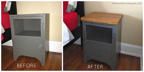 How To Add A Butcher Block Top To A Locker Nightstand Jaime Costiglio