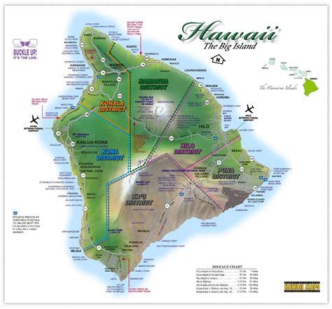 Printable Hawaiian Islands Map