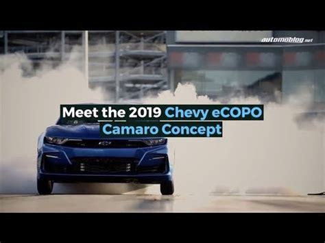 Chevy Ecopo Camaro Concept Drag Racing Goes Electric Video Dailymotion