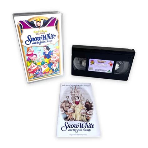 SNOW WHITE AND The Seven Dwarfs VHS 2001 Walt Disney Classic Video