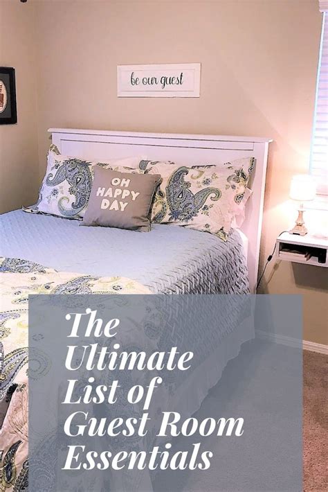The Ultimate List Of Guest Room Essentials Payton On Purpose Guest