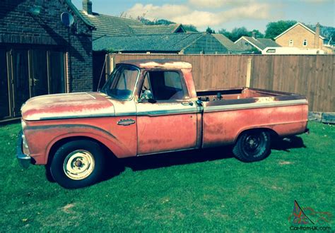 1966 Ford F100 Dry State Tx From New S Matching 352 V8 With