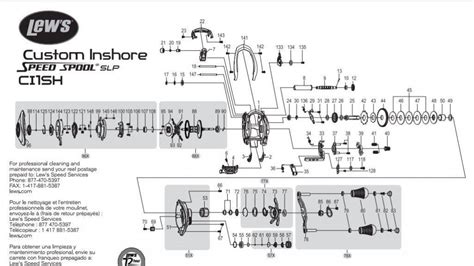 Lews Reel Parts Lews Spinning Reels Parts