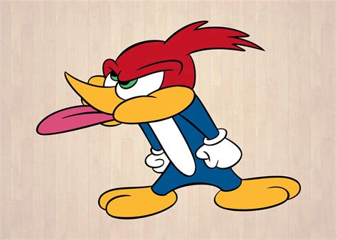 Woody Woodpecker Svg 08 Svg Dxf Cricut Silhouette Cut Etsy