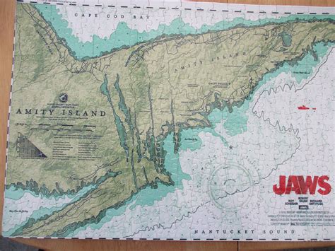 Jaws Amity Island Chart Etsy Uk