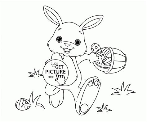 Tons of free coloring pages for adults and kids. Get This Cute Easter Bunny Coloring Pages 27142