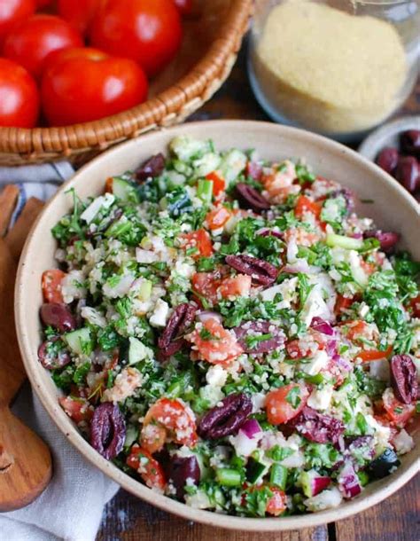 Greek Tabbouleh Recipe Yummy Salad Recipes Tabbouleh Delicious Salads