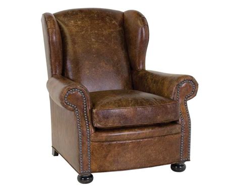 Classic Leather Cigar Club Chair Set Clcigarch