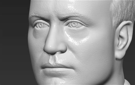 Benito Mussolini Bust 3d Printing Ready Stl Obj Formats 3d Model 3d