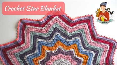 Crochet Star Blanket Beginner Friendly Tutorial Youtube