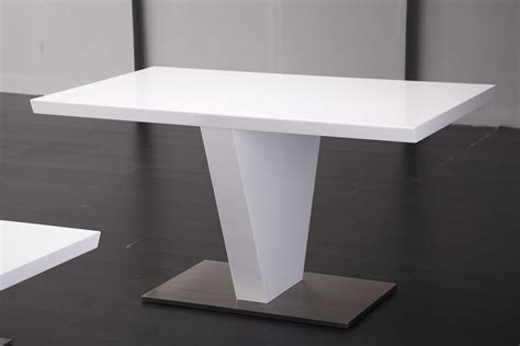 I love how this table turned out. Modern White High Gloss Dining Table - E122T