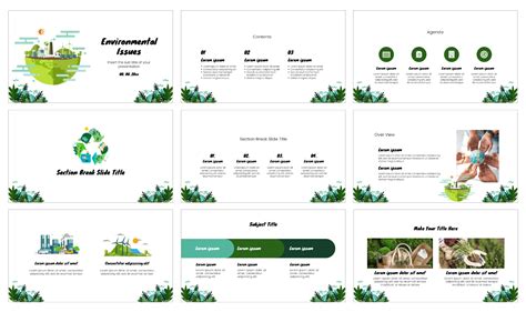 Environmental Issues Google Slides Theme PowerPoint Template