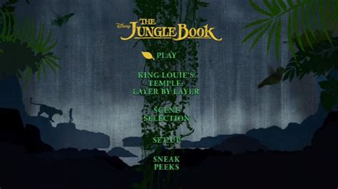 The Jungle Book 2 Dvd Menu Summary Design Blog