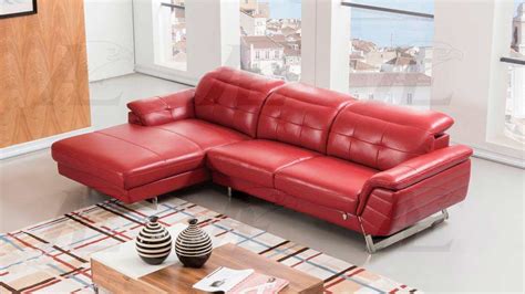 Leather Sectional Sofa Italian Modern Ae 085 B 