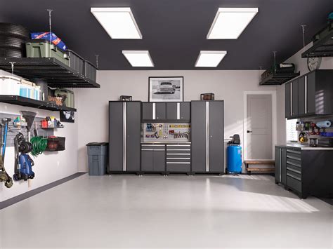 Newage Products Pro Series 30 Garage Cabinetry In Gray Garage